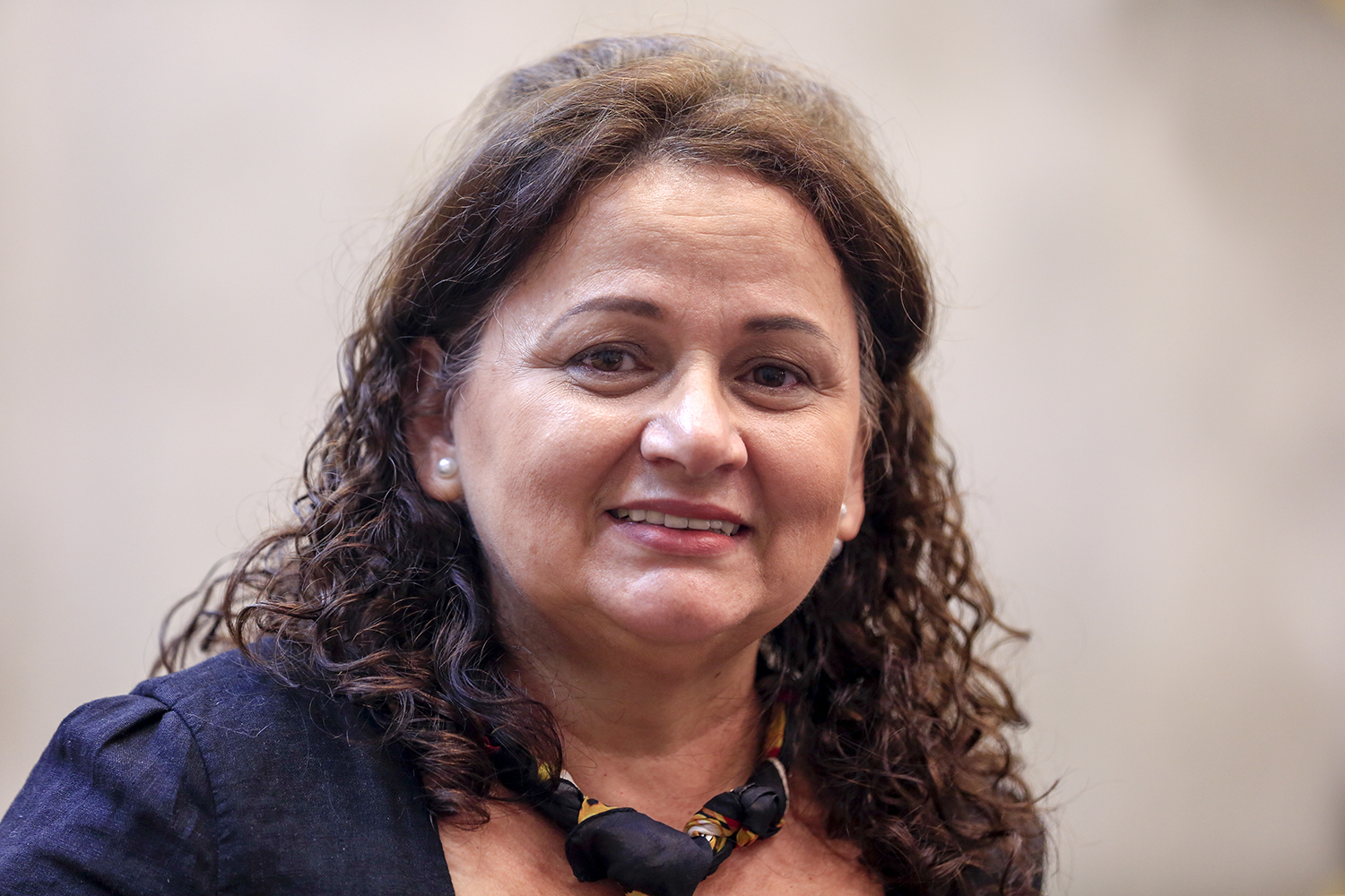 Professora Marileia Silva dos Reis, coordenadora da palestra